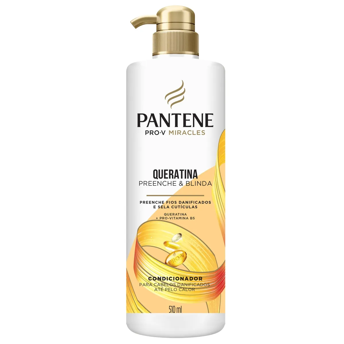 Condicionador Pantene Pro-V Miracles Queratina Preenche & Blinda 510ml — foto 8