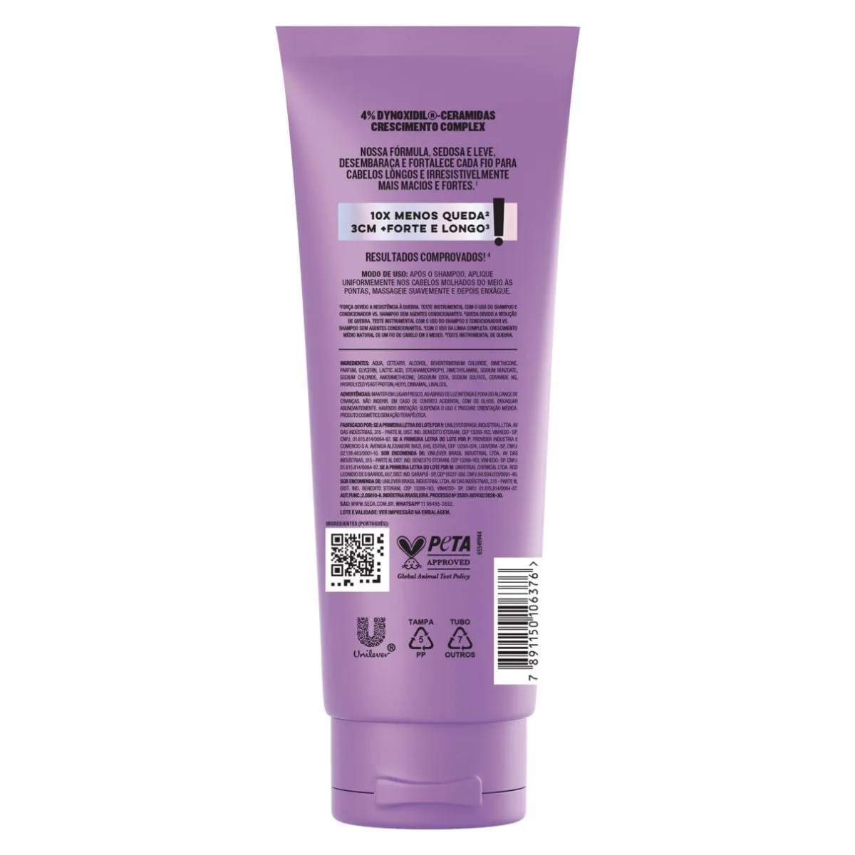 Condicionador Seda Mega Crescimento 250ml — foto 2
