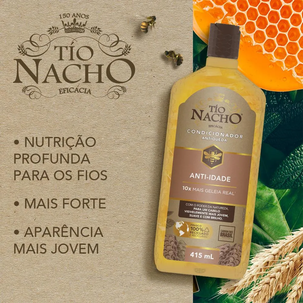 Condicionador Tío Nacho Anti-Idade 415ml — foto 4
