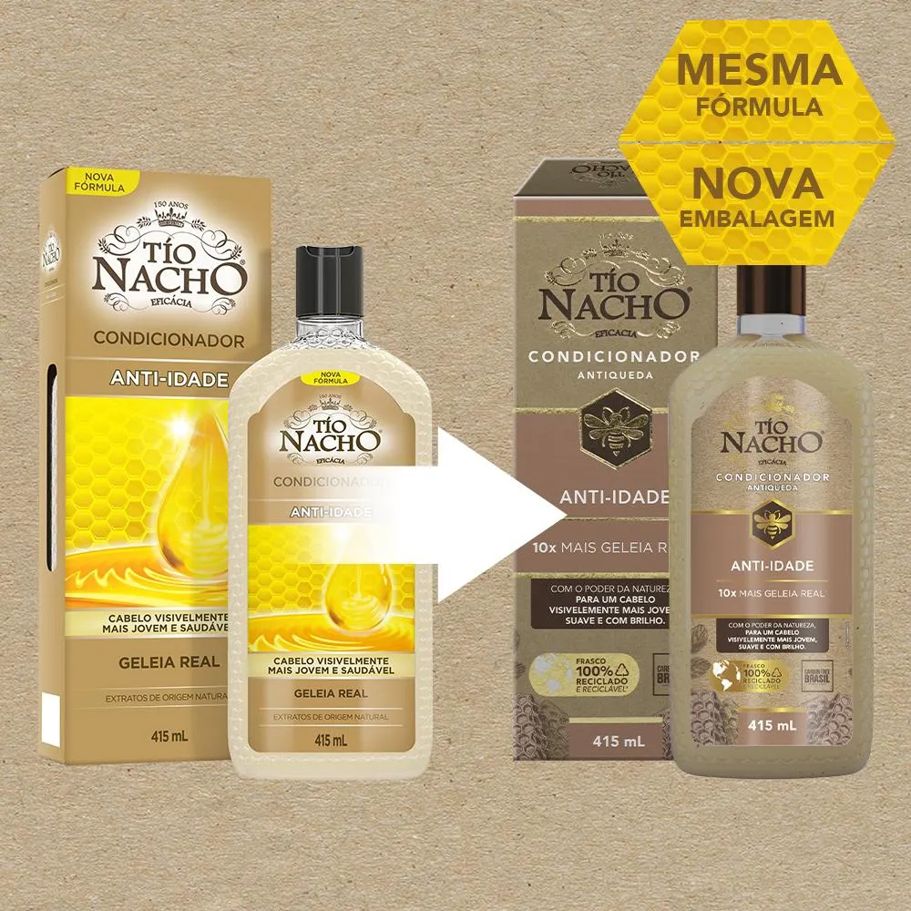 Condicionador Tío Nacho Anti-Idade 415ml — foto 3