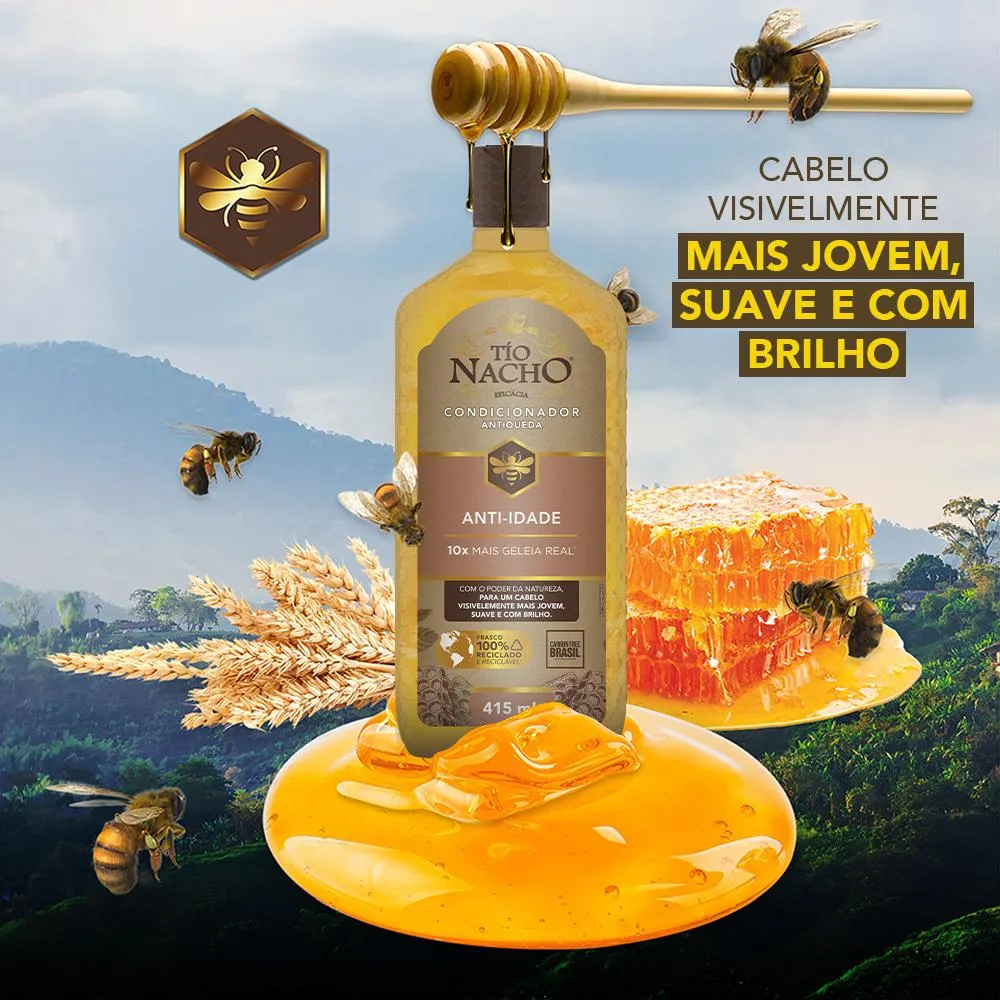 Condicionador Tío Nacho Anti-Idade 415ml — foto 5