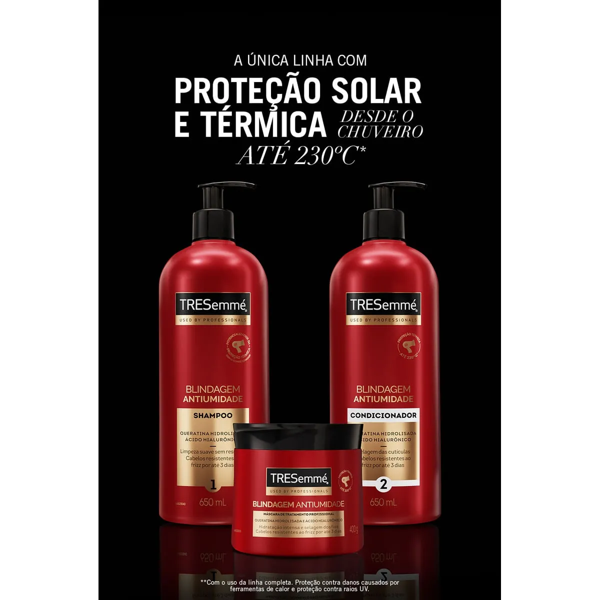 Condicionador TRESemmé Blindagem Antiumidade Queratina e Ácido Hialurônico 650ml — foto 5