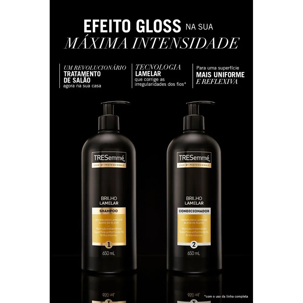 Condicionador TRESemmé Brilho Lamelar Blend de Óleos 650ml — foto 5