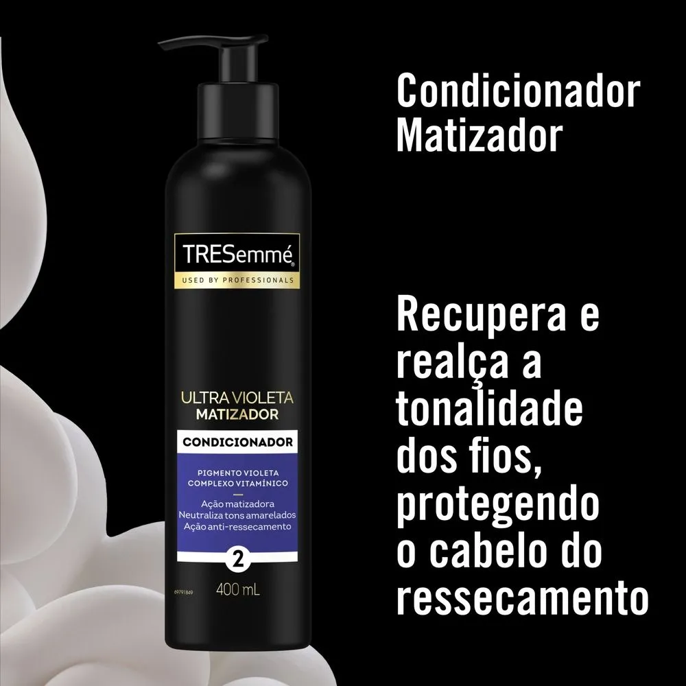 Condicionador TRESemmé Ultra Violeta Matizador 400ml — foto 7