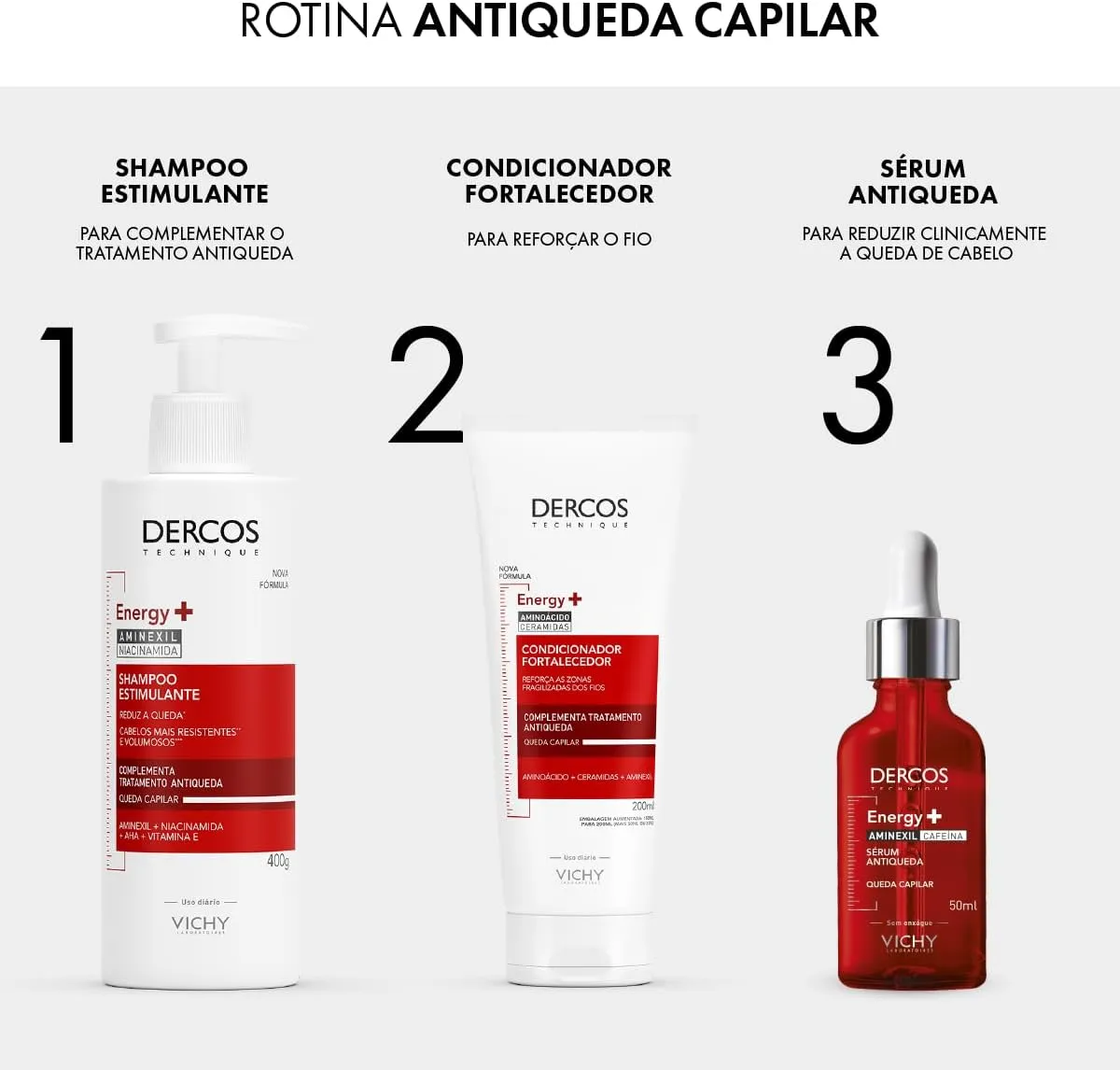 Condicionador Vichy Dercos Energy+ Fortalecedor 200ml — foto 7