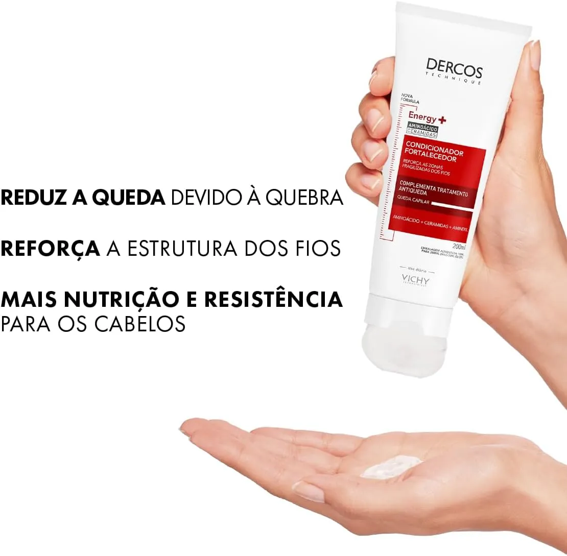 Condicionador Vichy Dercos Energy+ Fortalecedor 200ml — foto 5