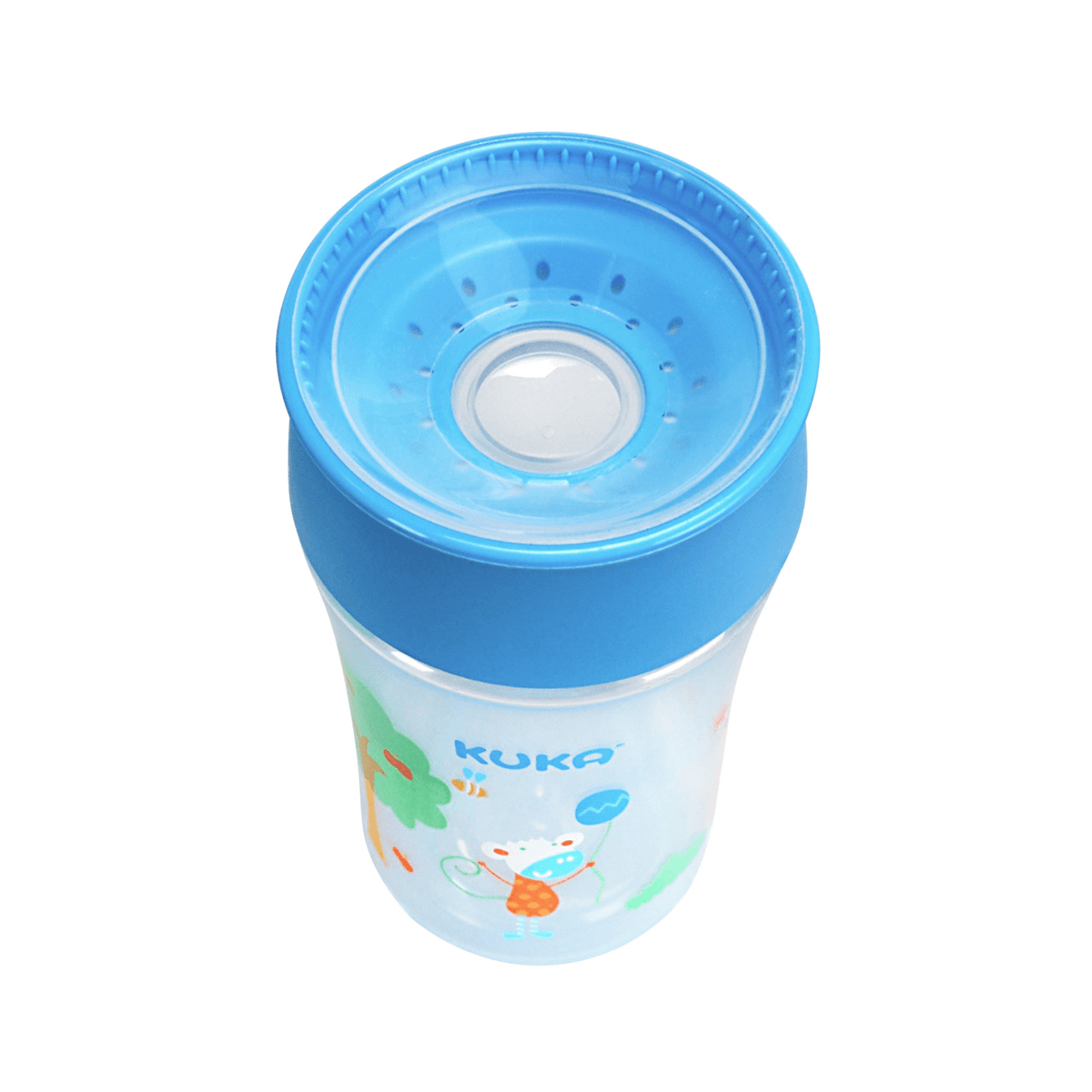 Copo de Transição Kuka 360 Antivazamento Azul 200ml — foto 3