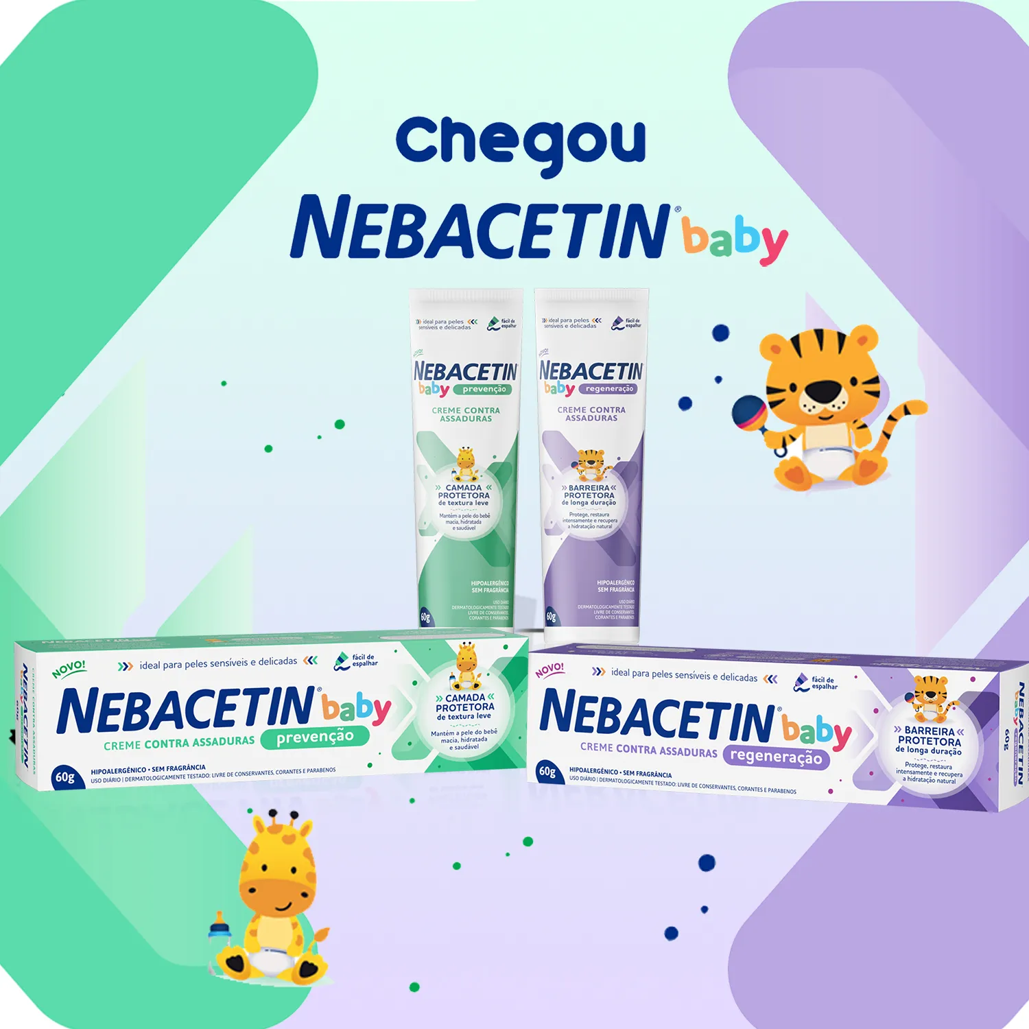 Creme Antiassaduras Nebacetin Baby Prevenção 30g — foto 4