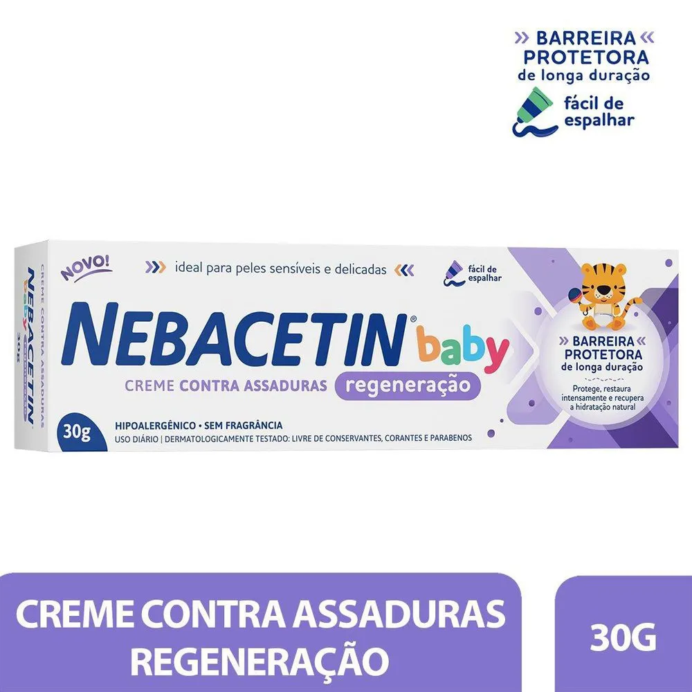 Creme Antiassaduras Nebacetin Baby Regeneração 30g — foto 2