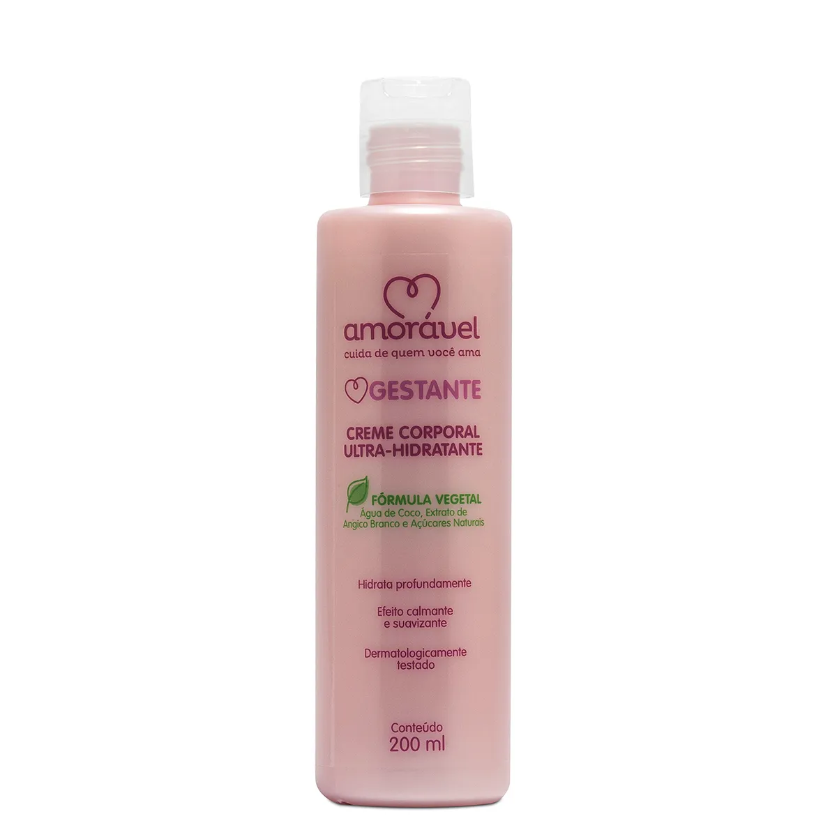 Creme Corporal amorável Gestante ultra/hidratante 200ml