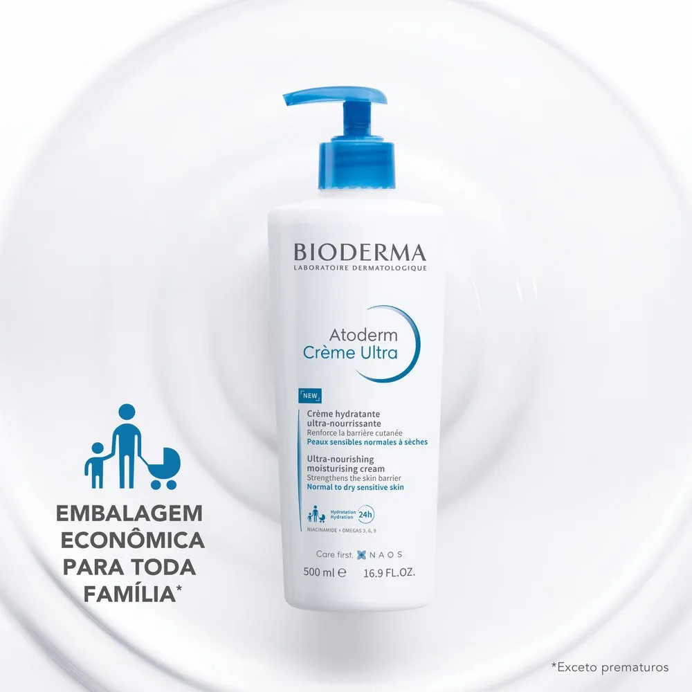 Creme Corporal Bioderma Atoderm Ultra Hidratante 500ml — foto 7