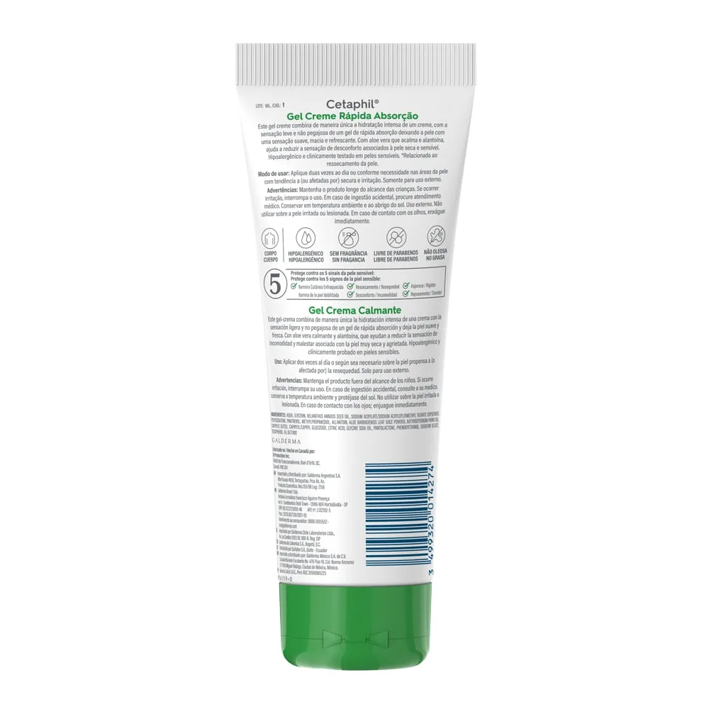 Creme Corporal Cetaphil Calmante Rápida Absorção 226g — foto 3