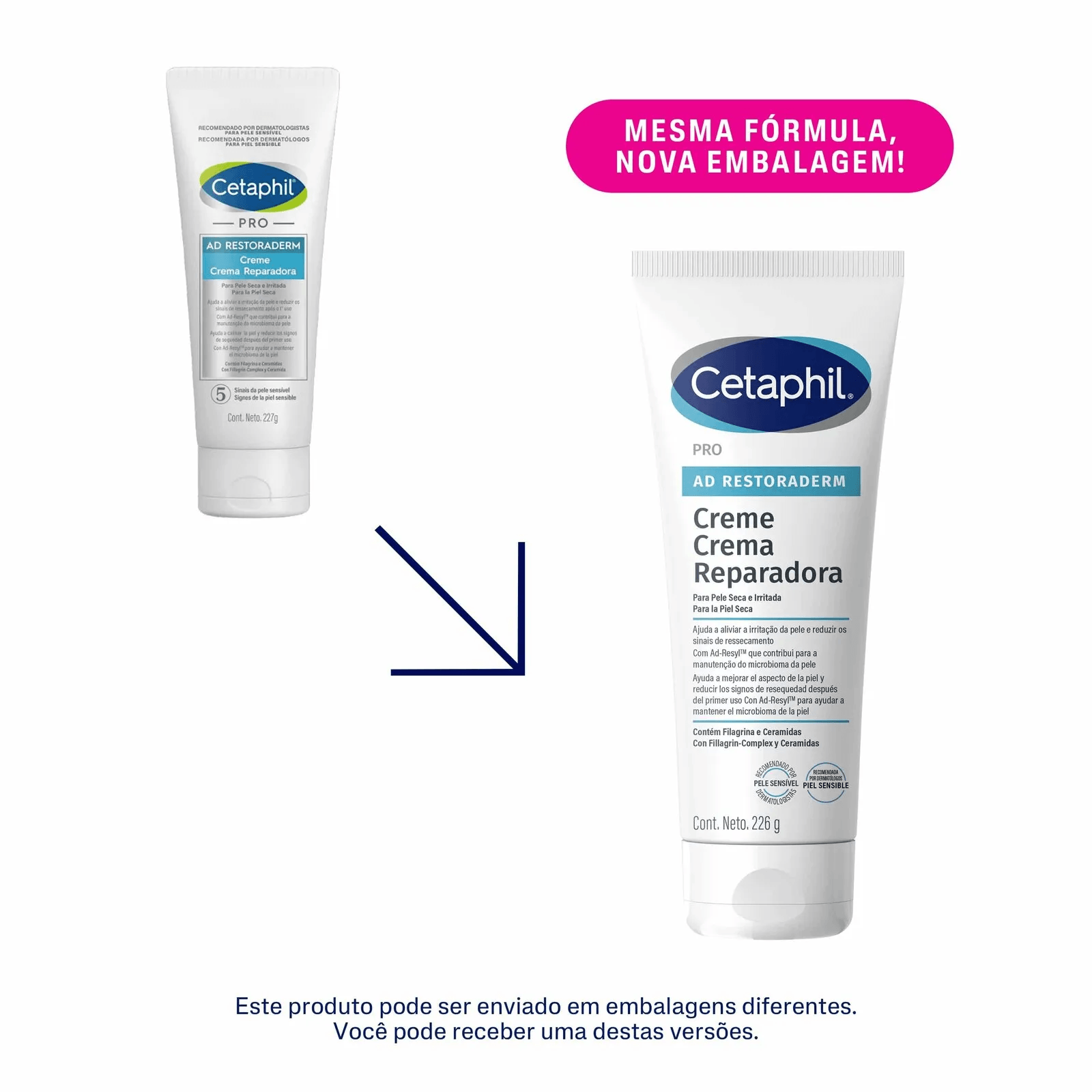 Creme Corporal Cetaphil Pro AD Restoraderm Hidratante 227g — foto 3