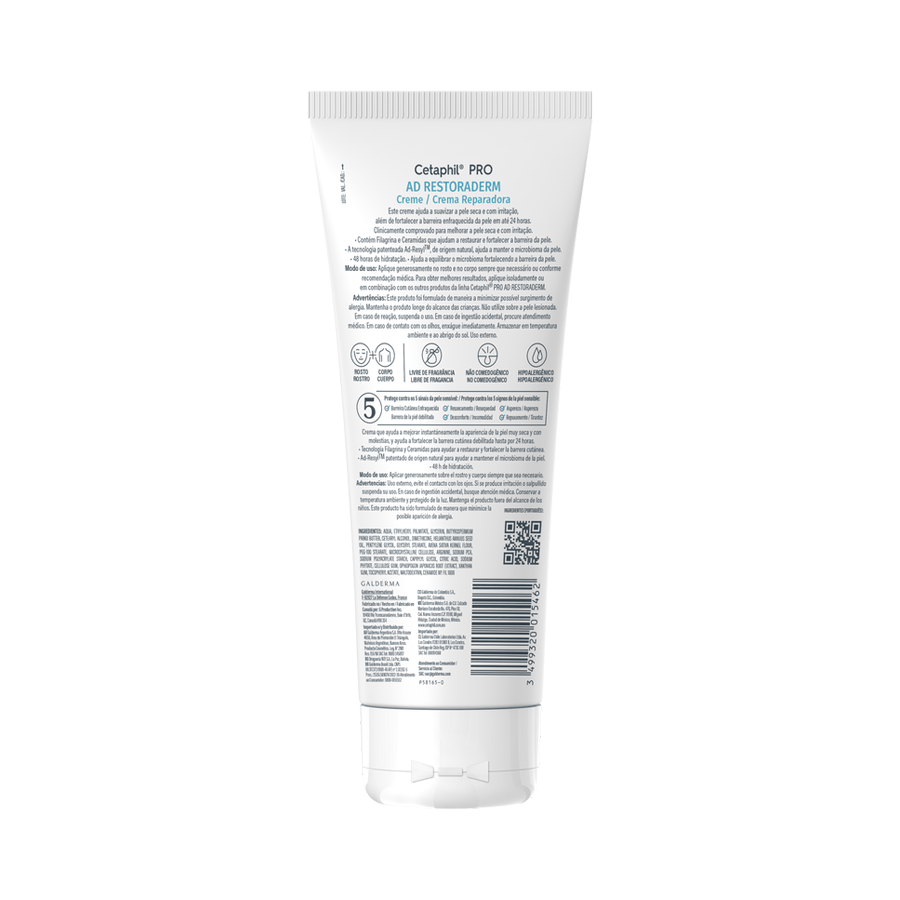 Creme Corporal Cetaphil Pro AD Restoraderm Hidratante 227g — foto 2