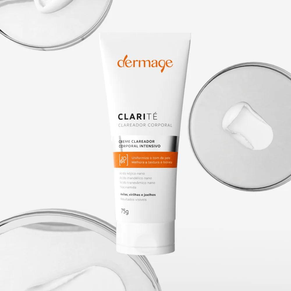 Creme Corporal Dermage Clarité Clareador Intensivo 75g — foto 2