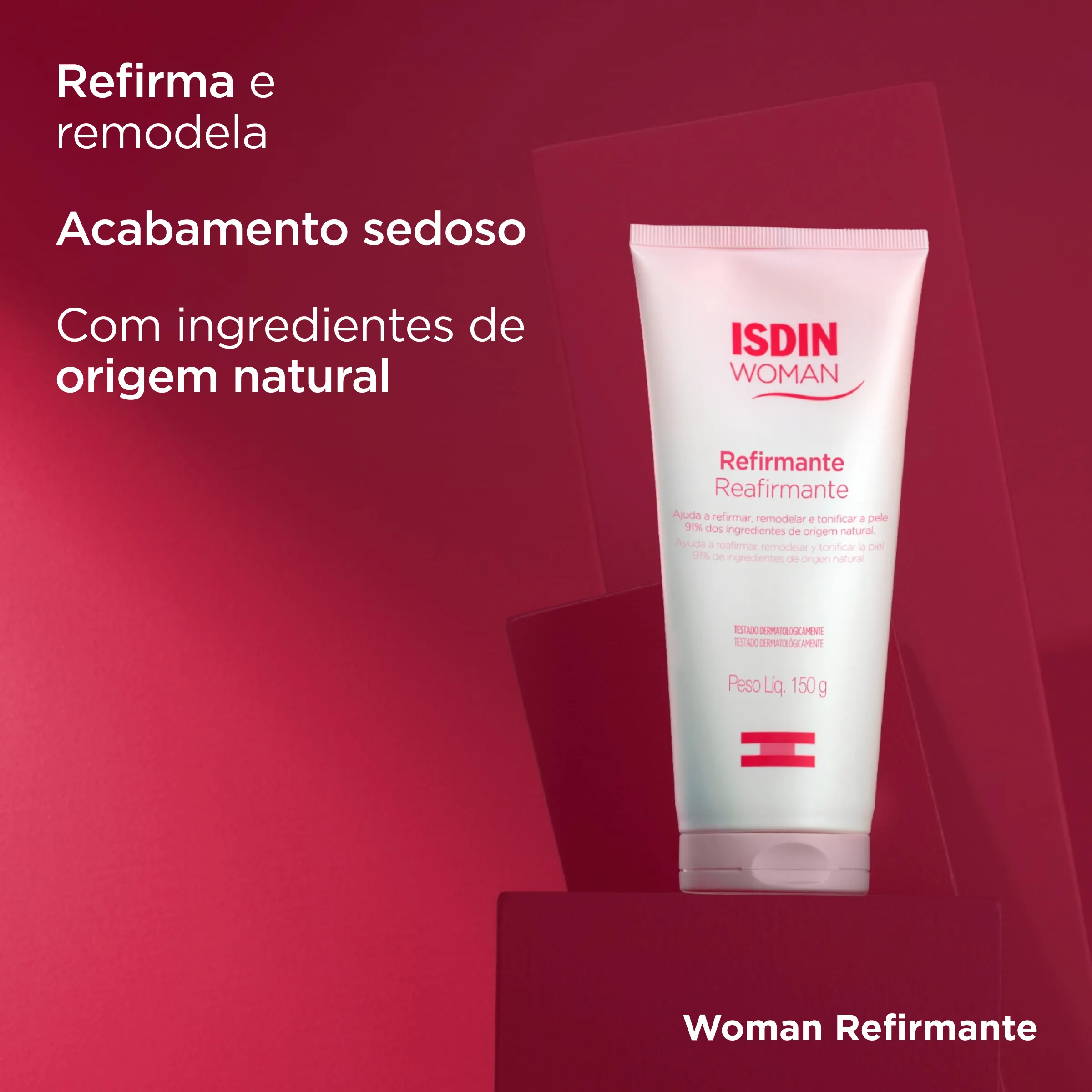 Creme Corporal ISDIN Woman Firmador Refirmante 150g — foto 4