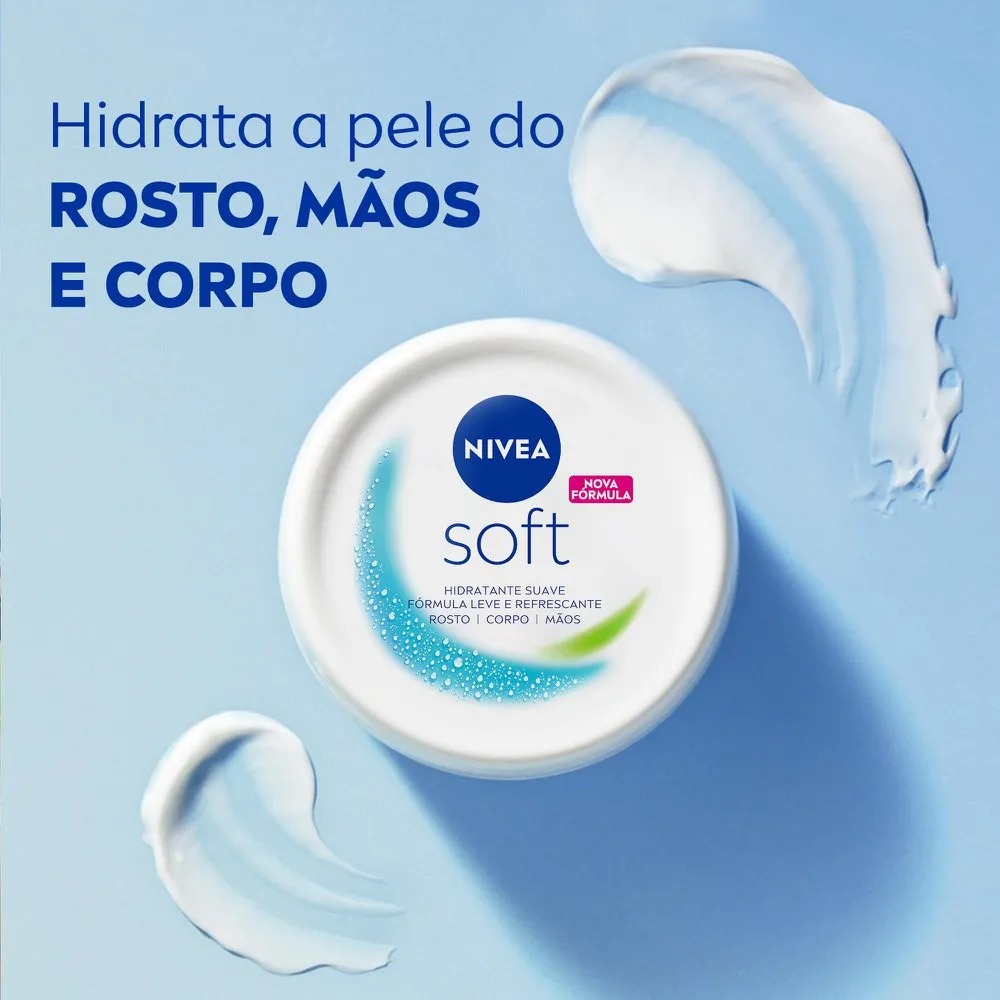 Creme Corporal Nivea Soft Hidratante Textura Leve 48g — foto 5