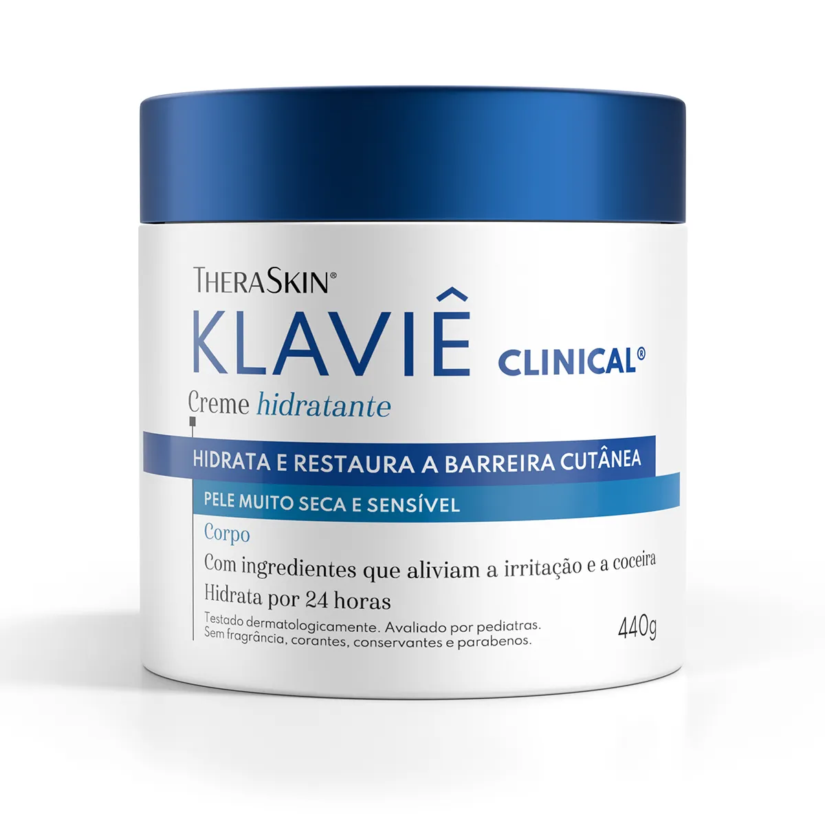 Creme Corporal Theraskin Klaviê Clinical Hidratante 440g