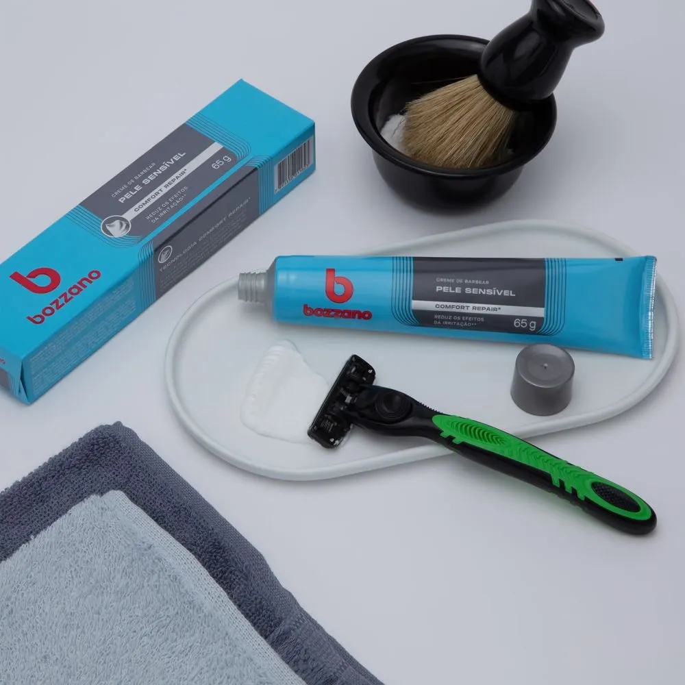 Creme de Barbear Bozzano Pele Sensível 65g — foto 4