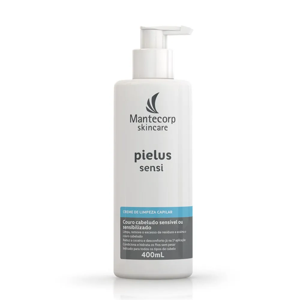 Creme de Limpeza Capilar Pielus Sensi Limpeza Suave 400ml