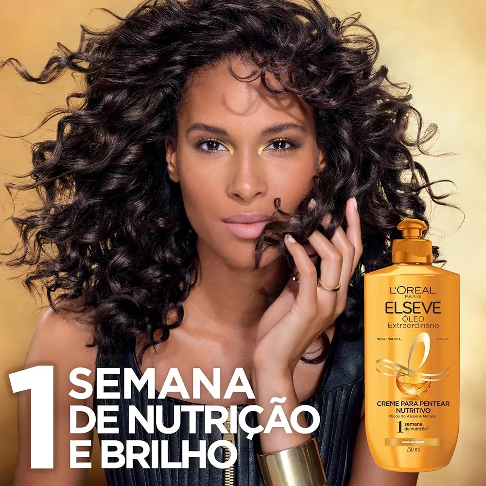 Creme de Pentear Elseve Óleo Extraordinário Nutritivo 250ml — foto 4