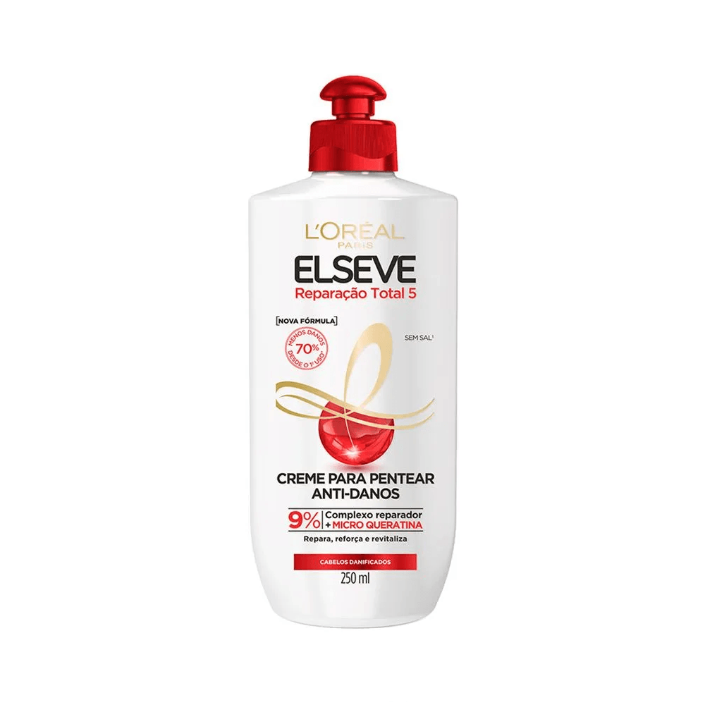 Creme de Pentear Elseve Reparação Total 5 Anti-danos 250ml — foto 2
