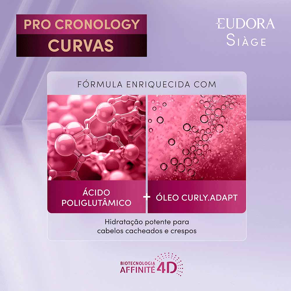 Creme de Pentear Eudora Siàge Pro Cronology Curvas 300ml — foto 3