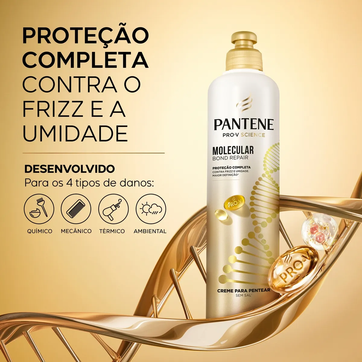 Creme De Pentear Pantene Molecular Bond Repair 240g — foto 2