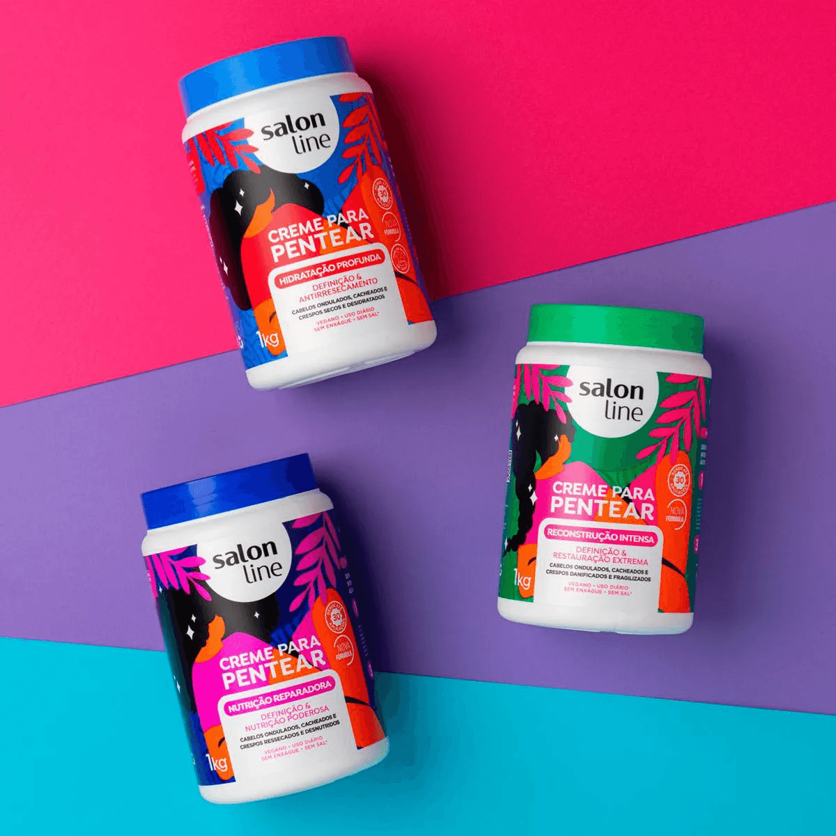 Creme de Pentear Salon Line Hidratação Profunda Vegano 1Kg — foto 5