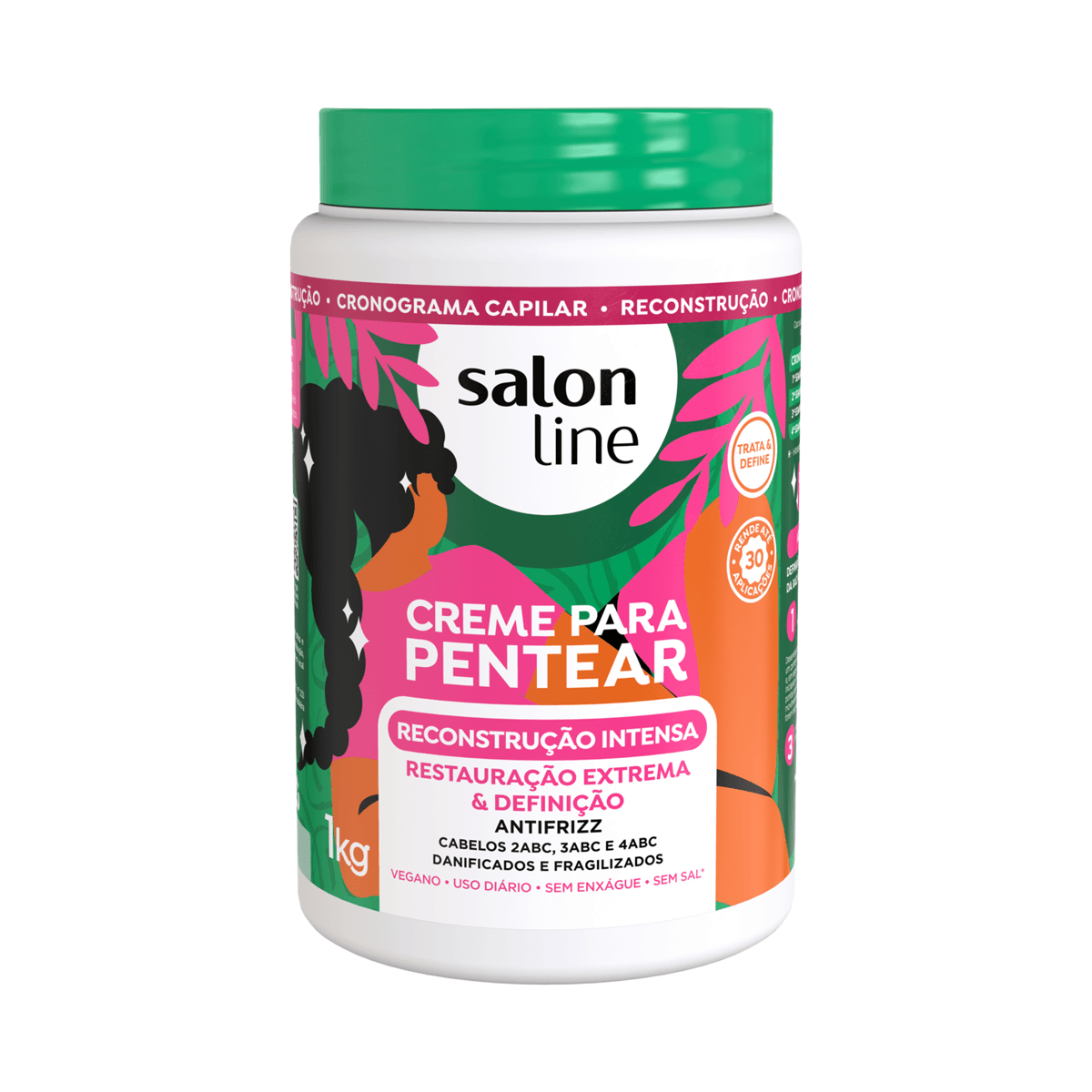 Creme de Pentear Salon Line Reconstrução Intensa 1Kg