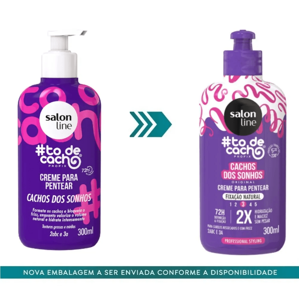 Creme de Pentear Salon Line #todecacho Cachos dos Sonhos 300ml — foto 2