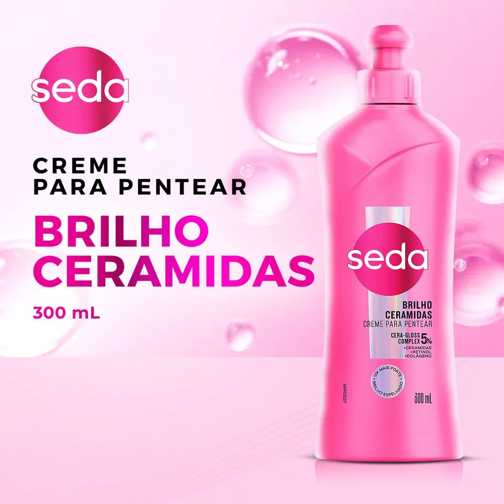 Creme de Pentear Seda Brilho Ceramidas 300ml — foto 7