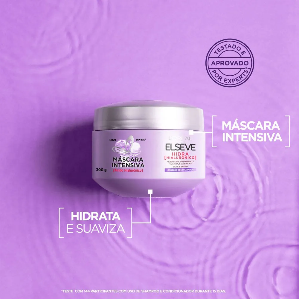 Creme de Tratamento Capilar Elseve Hidra Hialurônico Intensivo Preenchedor 300g — foto 2