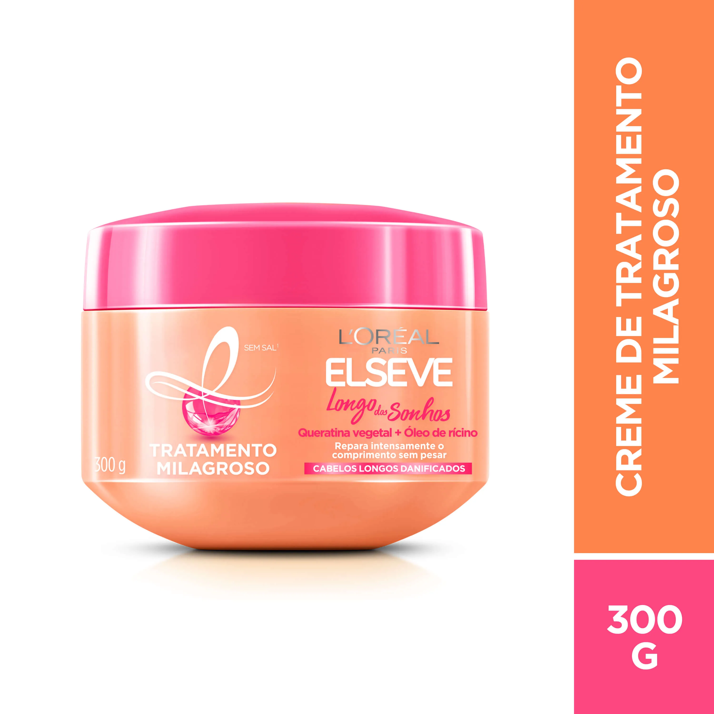 Creme de Tratamento Capilar Elseve Longo dos Sonhos Milagroso 300g — foto 2