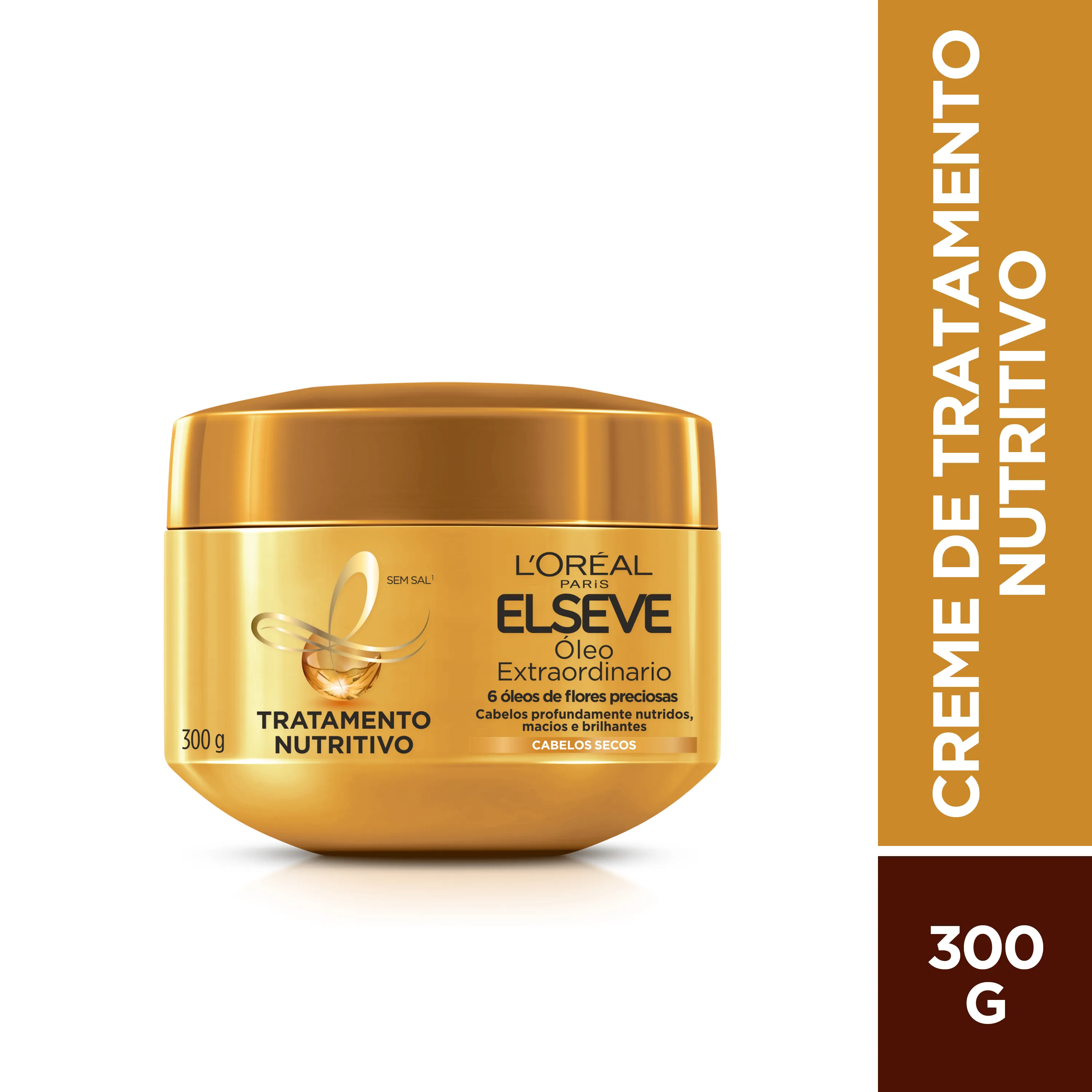 Creme de Tratamento Capilar Elseve Óleo Extraordinário Nutritivo 300g