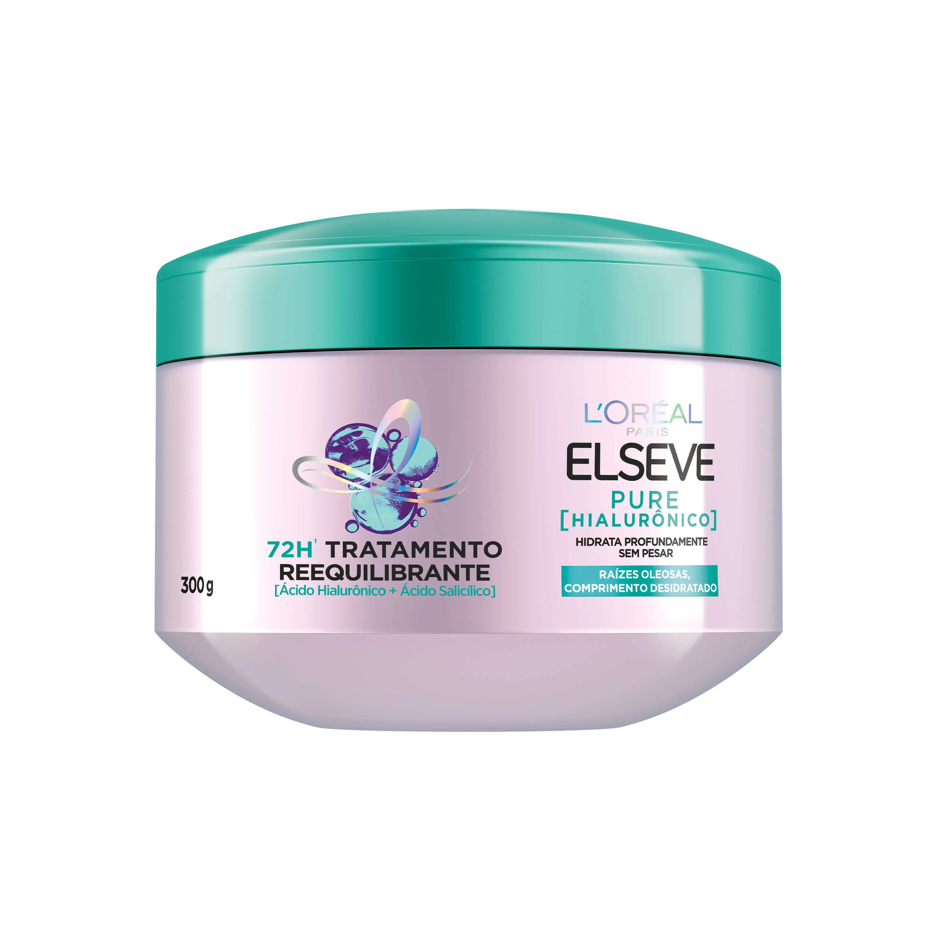 Creme de Tratamento Capilar Elseve Pure Hialurônico Reequilibrante 300g — foto 2