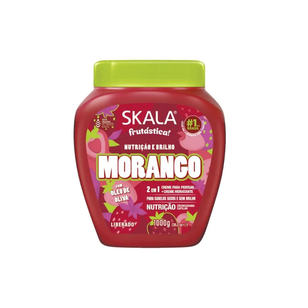 Creme de Tratamento Capilar Skala Frutástica Morango 2 em 1 1Kg