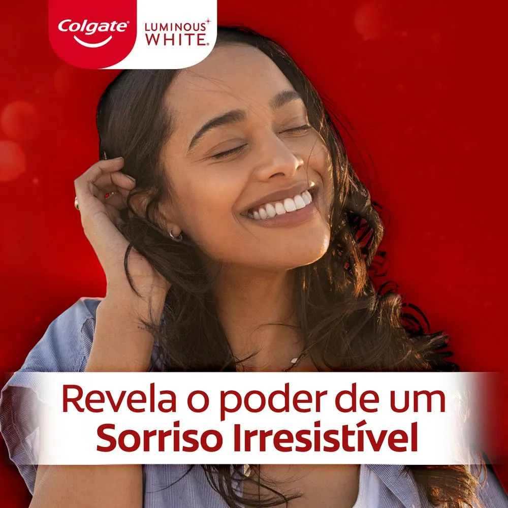 Creme Dental Clareador Colgate Luminous White Brilliant 70g — foto 3