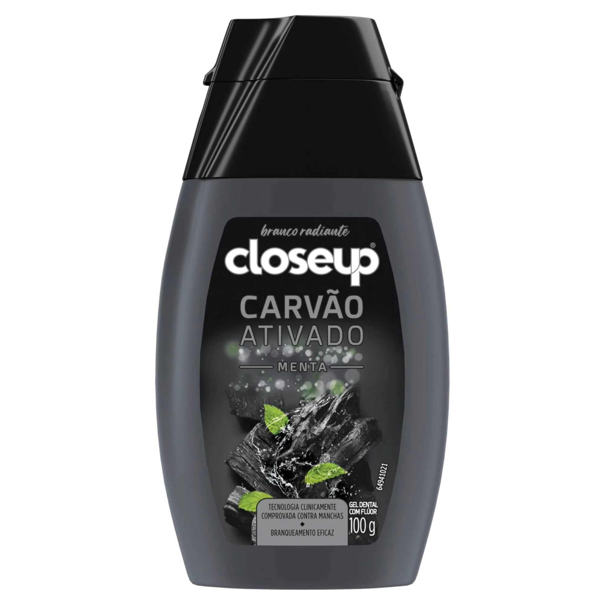 Creme Dental Closeup Com Flúor Carvão Ativado Menta 100g — foto 2