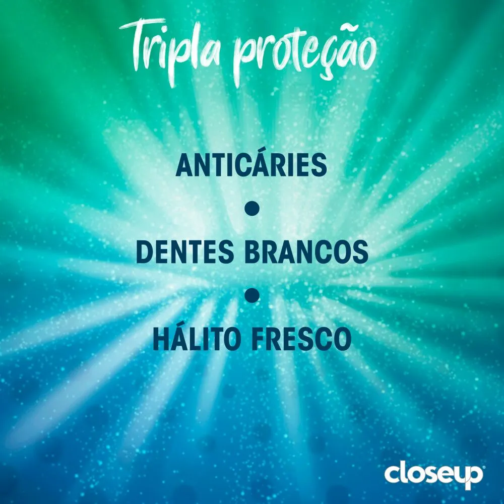 Creme Dental Closeup Tripla Proteção Sabor Hortelã 70g — foto 7