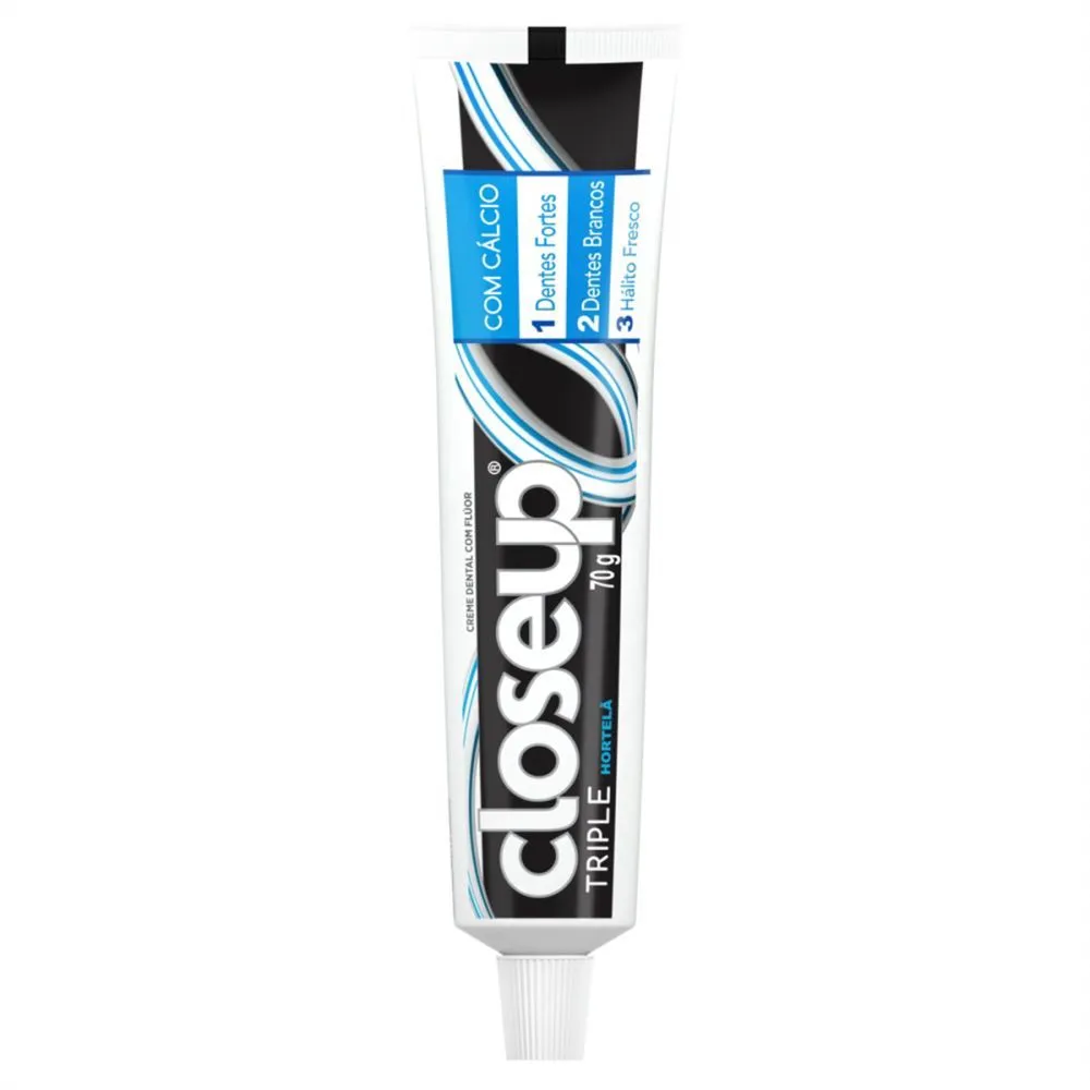 Creme Dental Closeup Tripla Proteção Sabor Hortelã 70g — foto 5