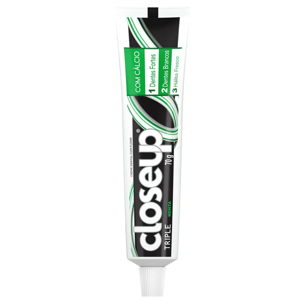 Creme Dental Closeup Tripla Proteção Sabor Menta 70g — foto 8