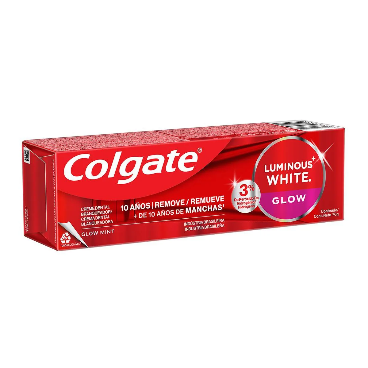 Creme Dental Colgate Luminous White Glow Clareador 70g — foto 15