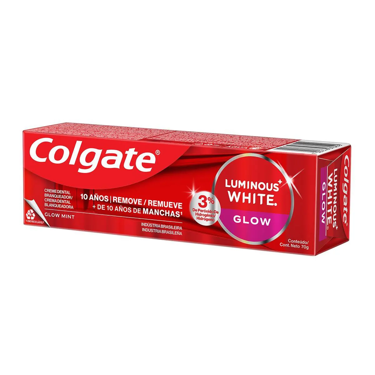 Creme Dental Colgate Luminous White Glow Clareador 70g — foto 16