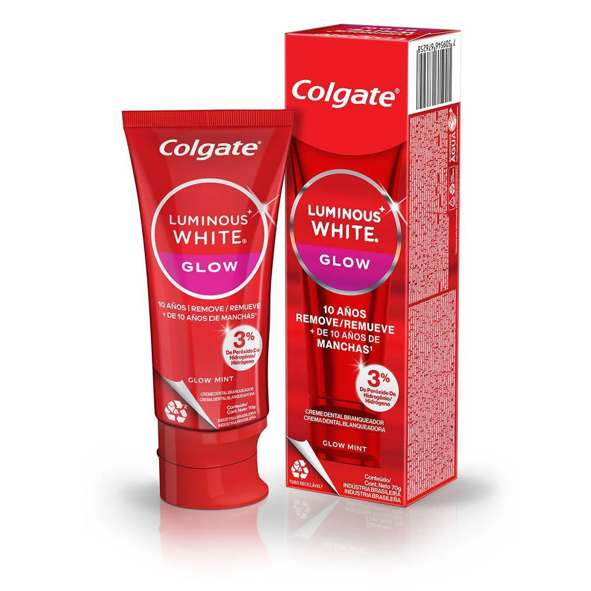 Creme Dental Colgate Luminous White Glow Clareador 70g — foto 10
