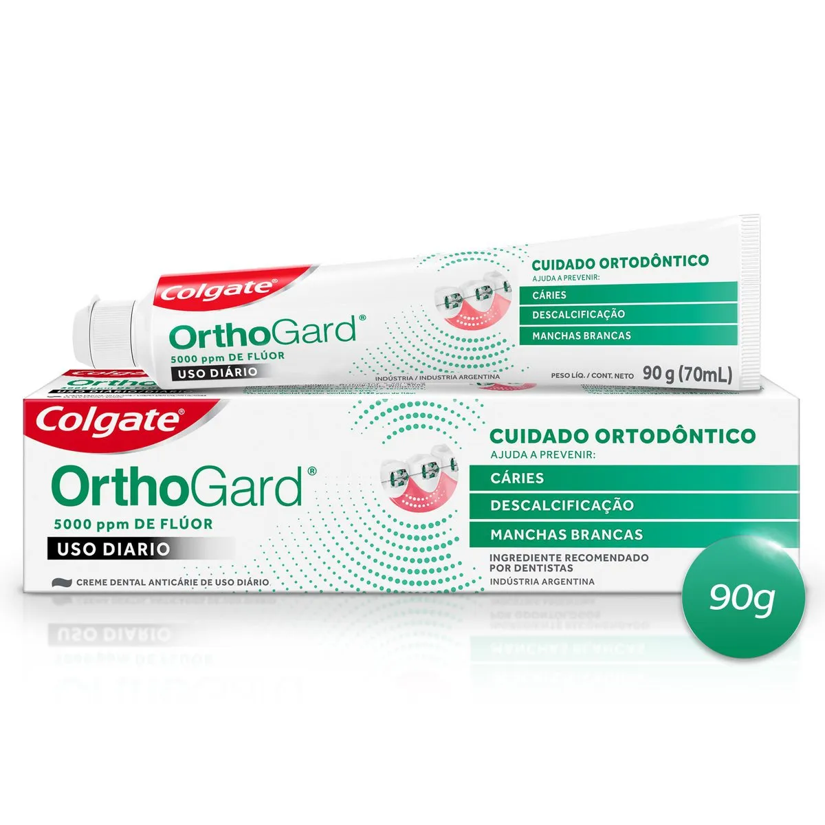 Creme Dental Colgate Orthogard Cuidado Ortodôntico Uso Diário 90g