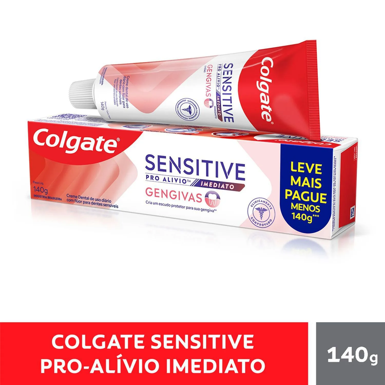 Creme Dental Colgate Sensitive Pro Alívio Imediato Gengivas 140g — foto 5