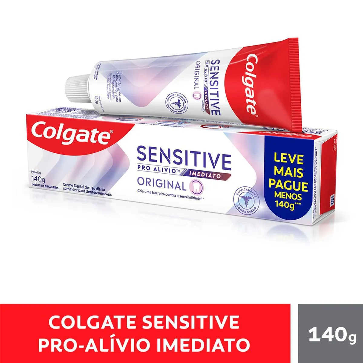 Creme Dental Colgate Sensitive Pro Alívio Imediato Original 140g — foto 8