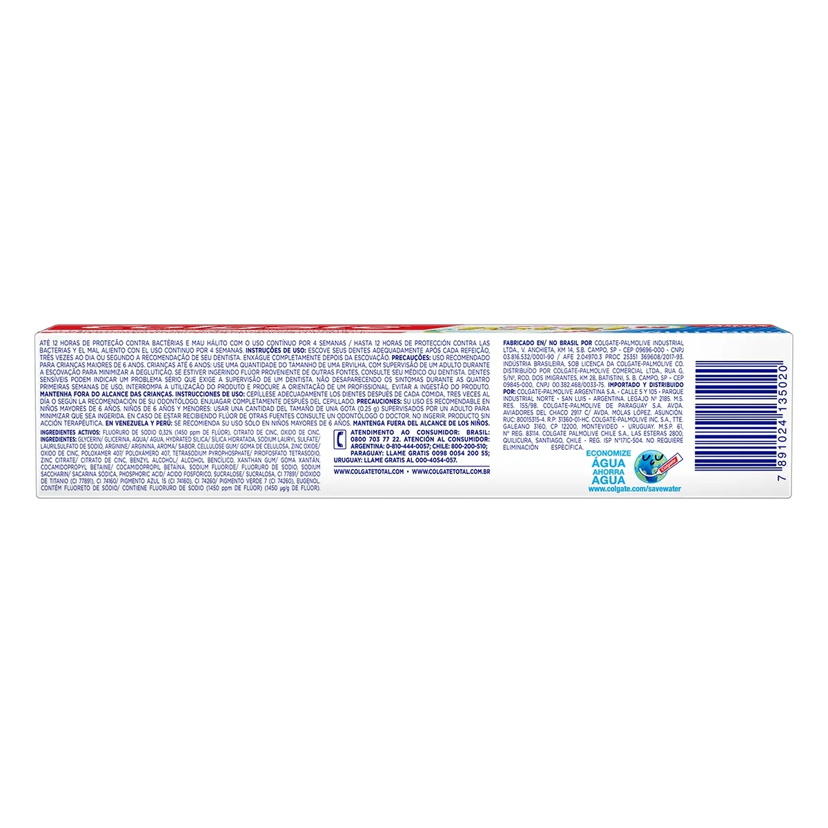Creme Dental Colgate Total 12 Whitening 90g — foto 4