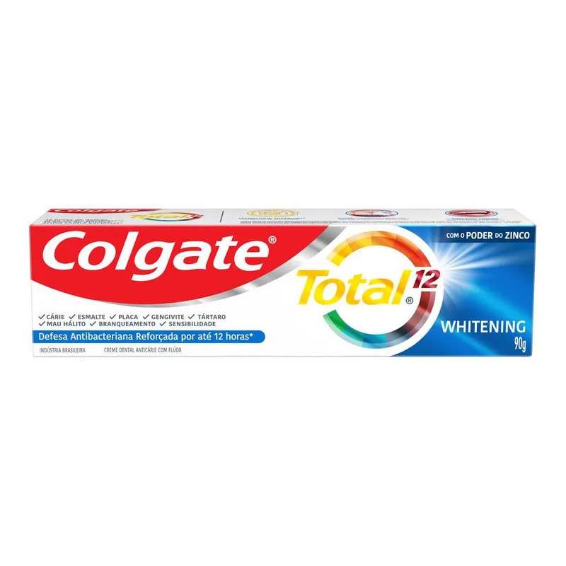 Creme Dental Colgate Total 12 Whitening 90g — foto 10